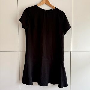 Target Mossimo Supply Co. Drop Waist Short Sleeve Flounce Dress in Black Size XS